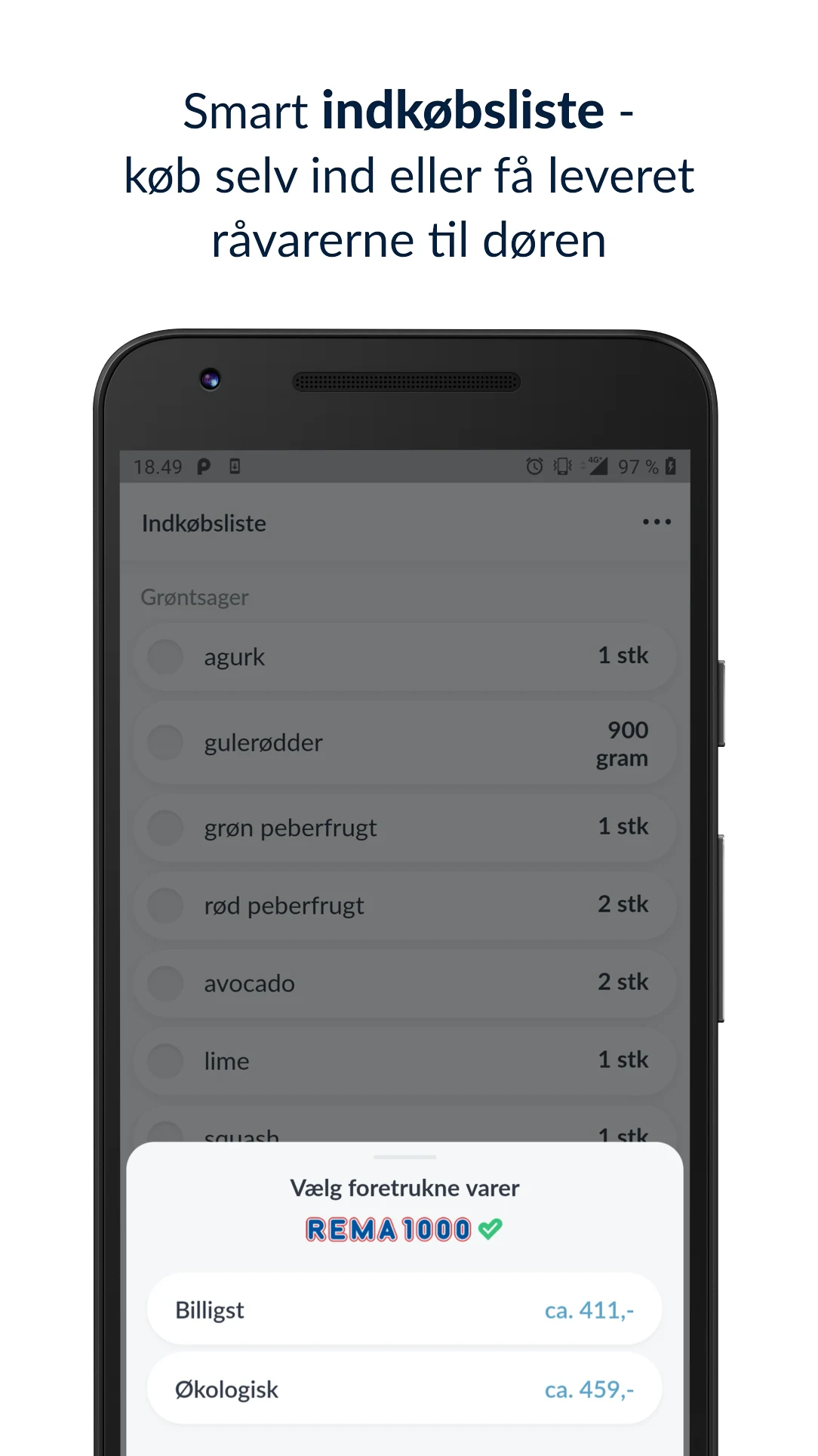 Mambeno: Nem og billig madplan screenshot